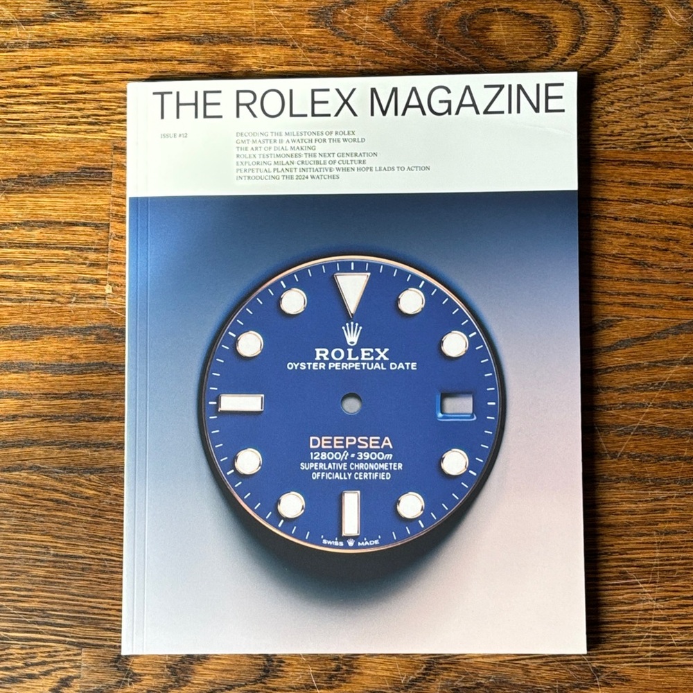 Rolex Deepsea Magazine with Blue Dial Cover